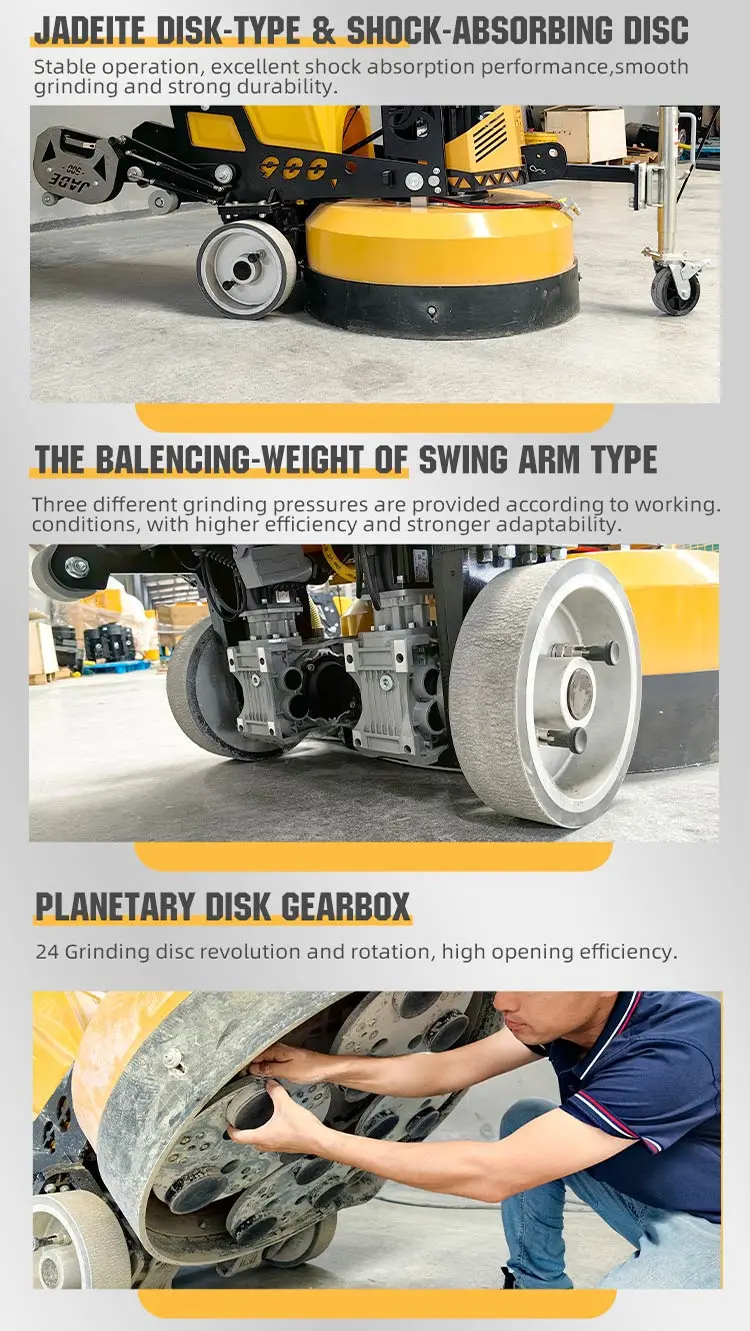 Планетарная напольная шлифовальная машина JADEITE 900CR