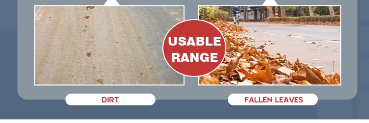 効率的でポータブルなリーフブロワー - 最高速度 160 mph、風量 2300 cfm