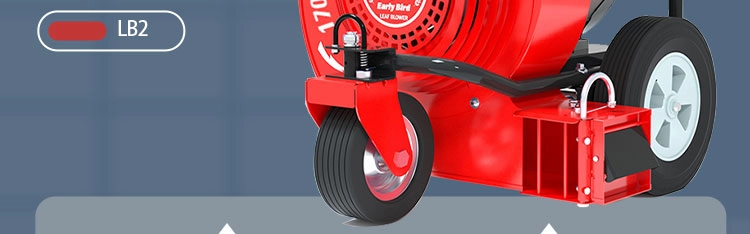 効率的でポータブルなリーフブロワー - 最高速度 160 mph、風量 2300 cfm