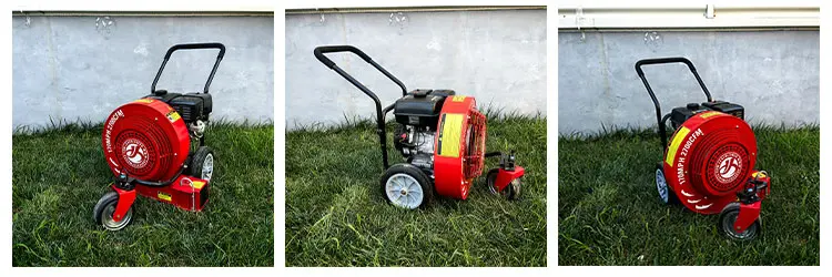 効率的でポータブルなリーフブロワー - 最高速度 160 mph、風量 2300 cfm